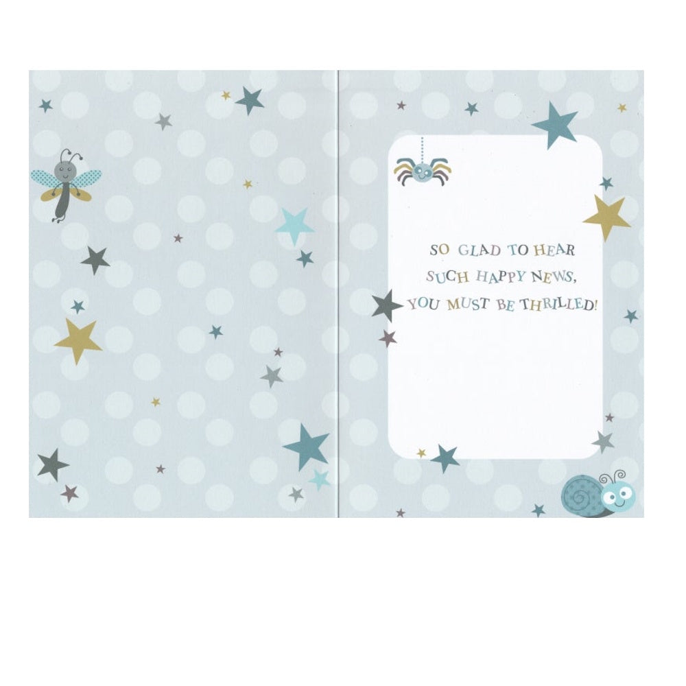 Baby Card Baby Boy Welcome