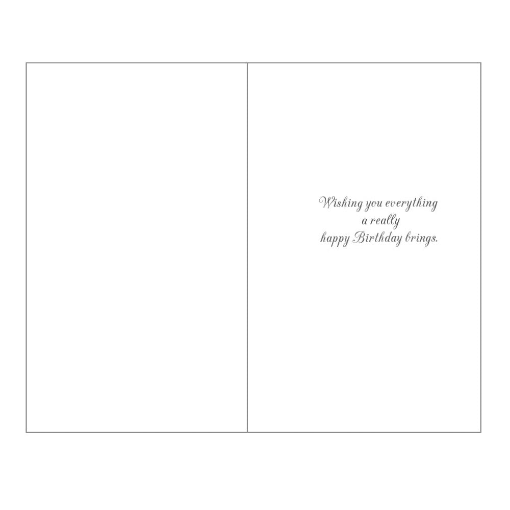 Birthday Card Bear Flower