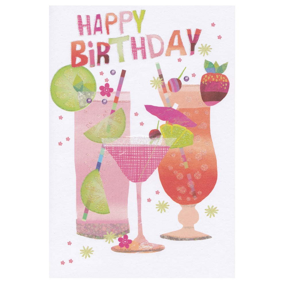 Birthday Card Cocktails