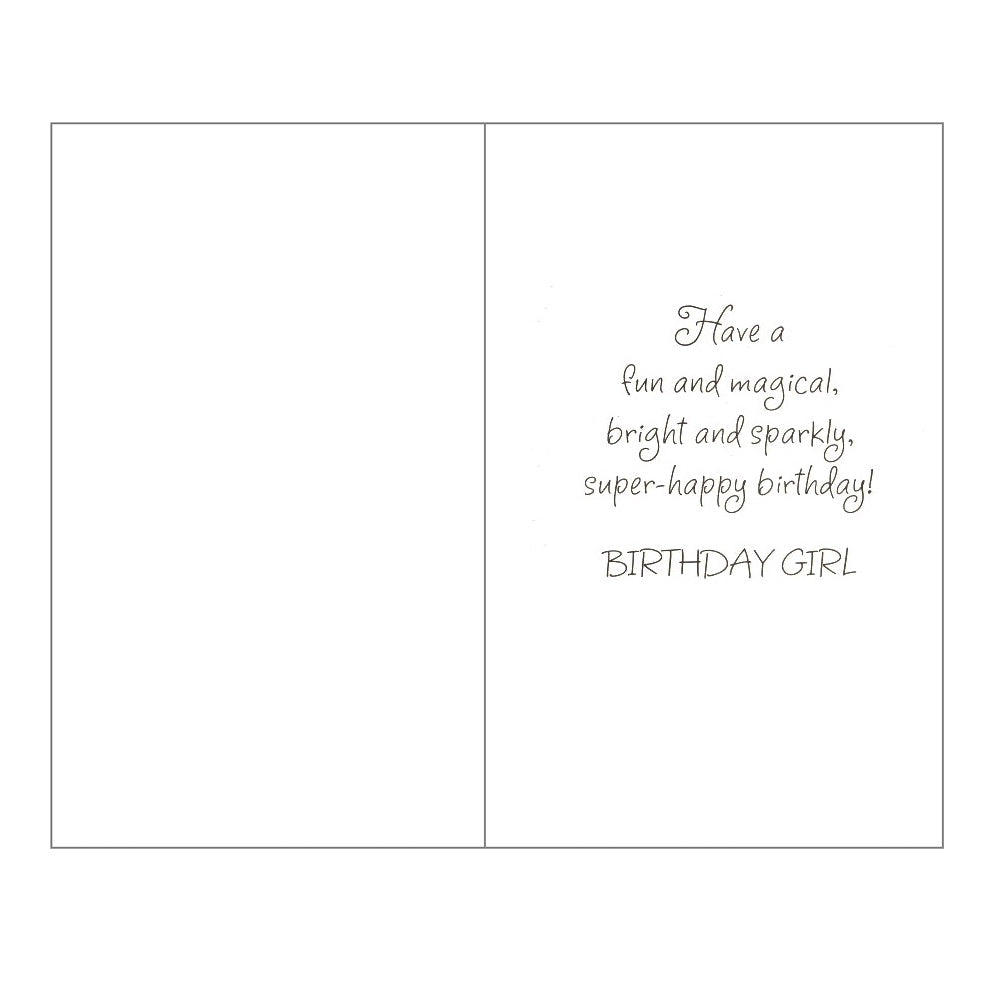 Birthday Card Girl Presents