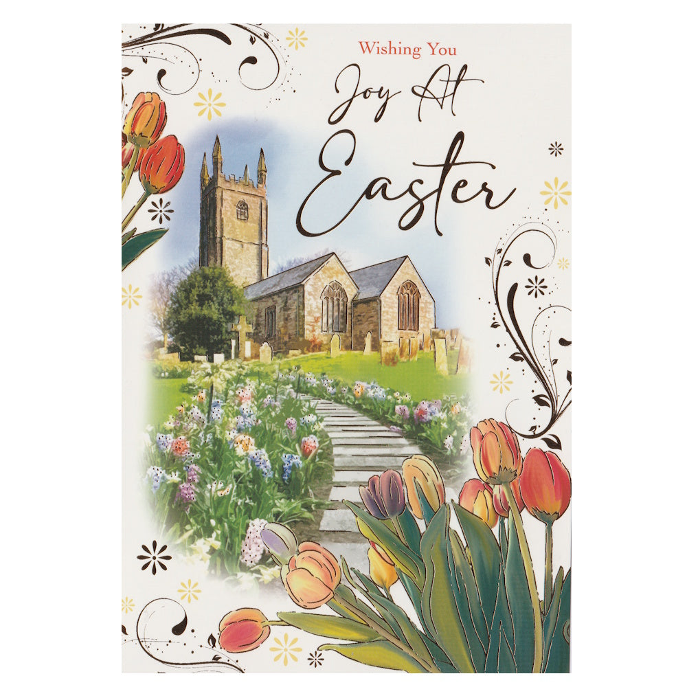 Easter Card Church Path
