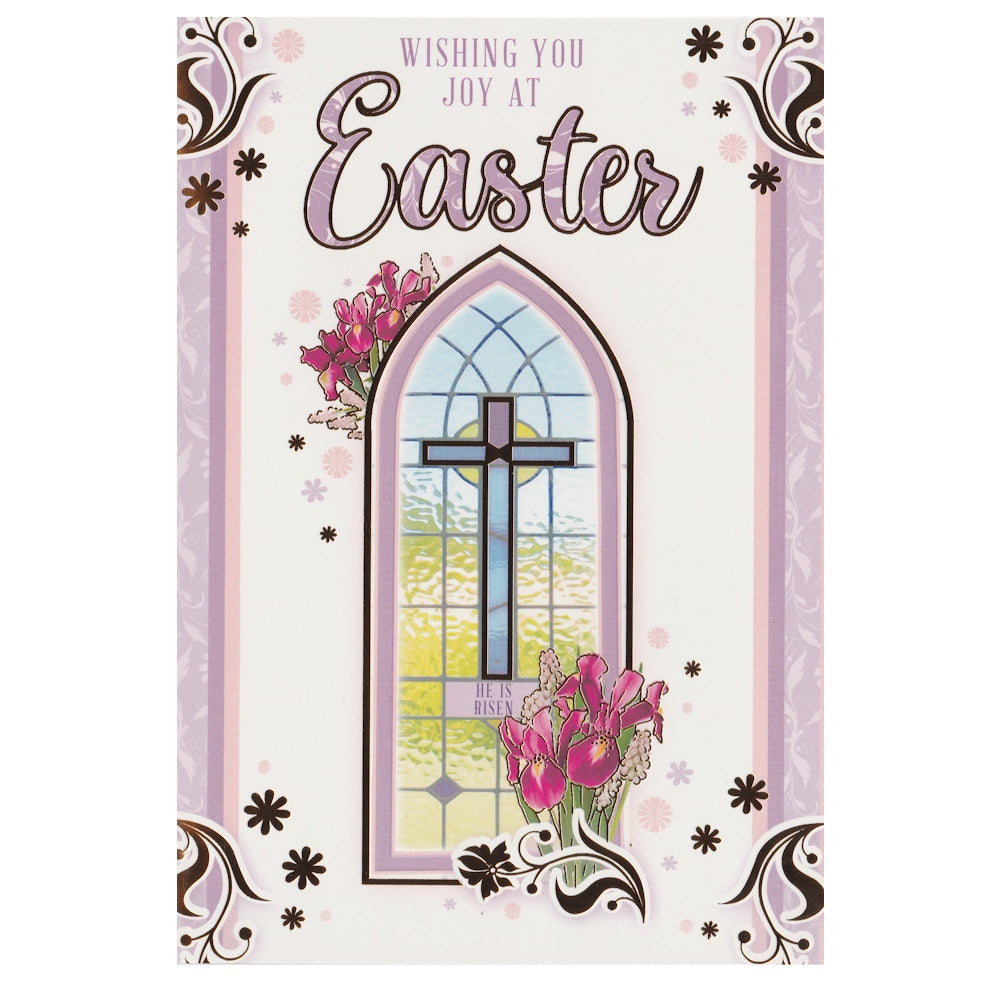 Easter Card Church Window
