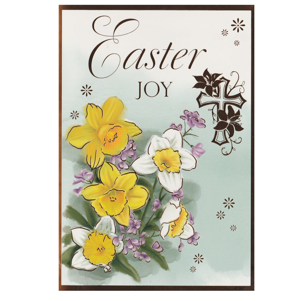 Easter Card Daffodils Joy