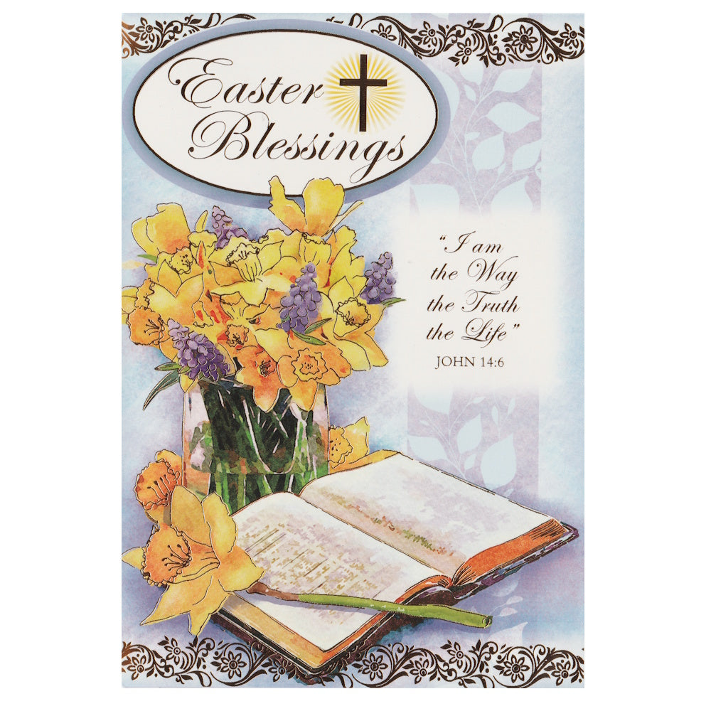 Easter Card Open Bible