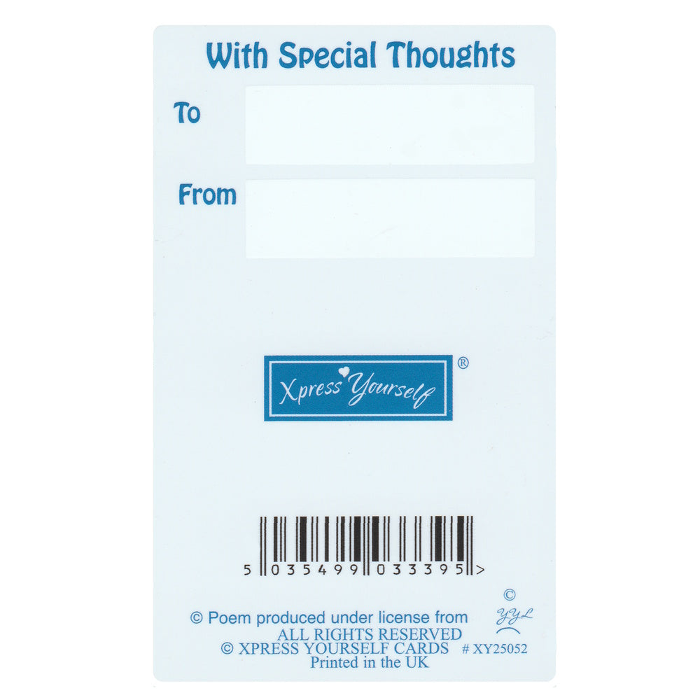 Your Guardian Angel keepsake wallet card.