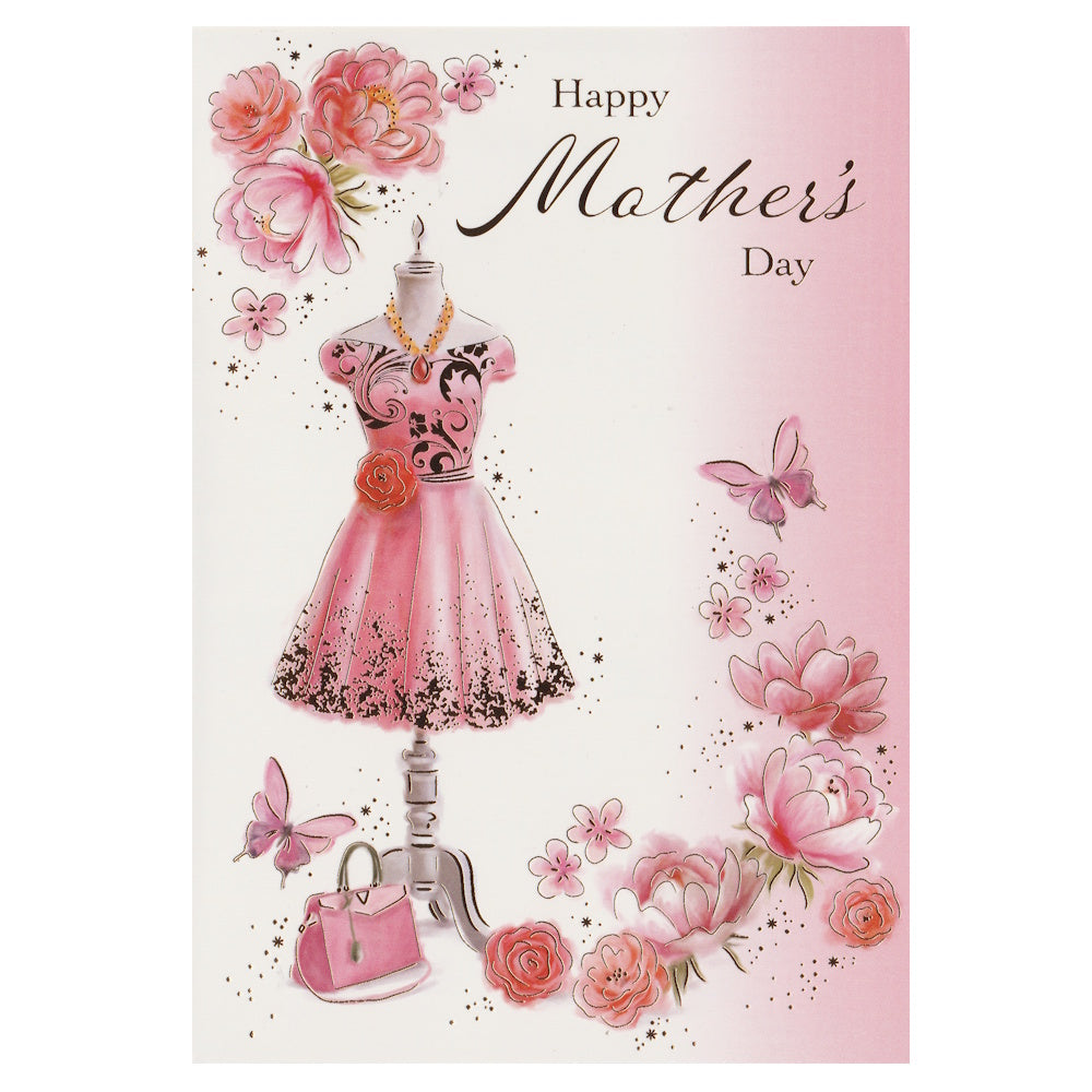 Mother's Day Card Pretty Dress