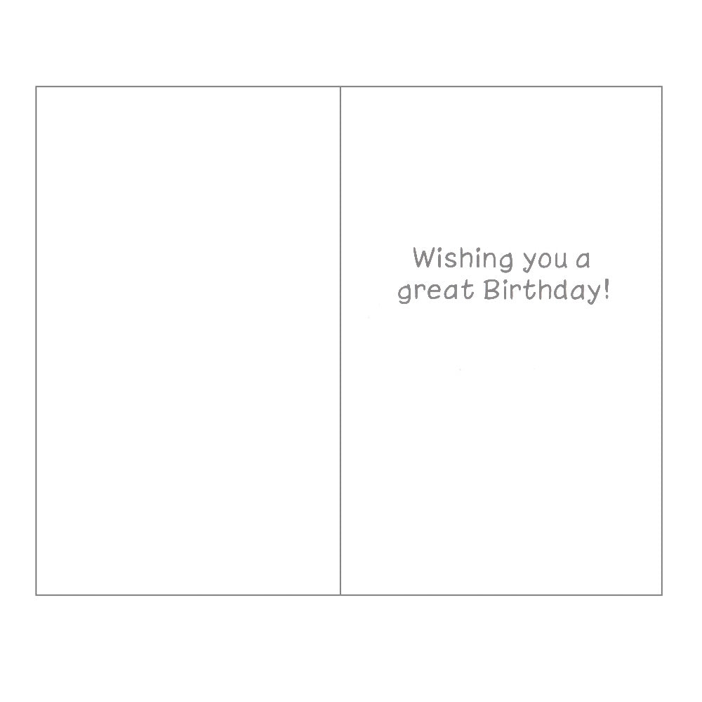 Front of this card features an illustration of two boys with a bicycle and a skateboard with the text 'With Love, Nephew Just For You. Have lots of fun!', as shown in product photo.