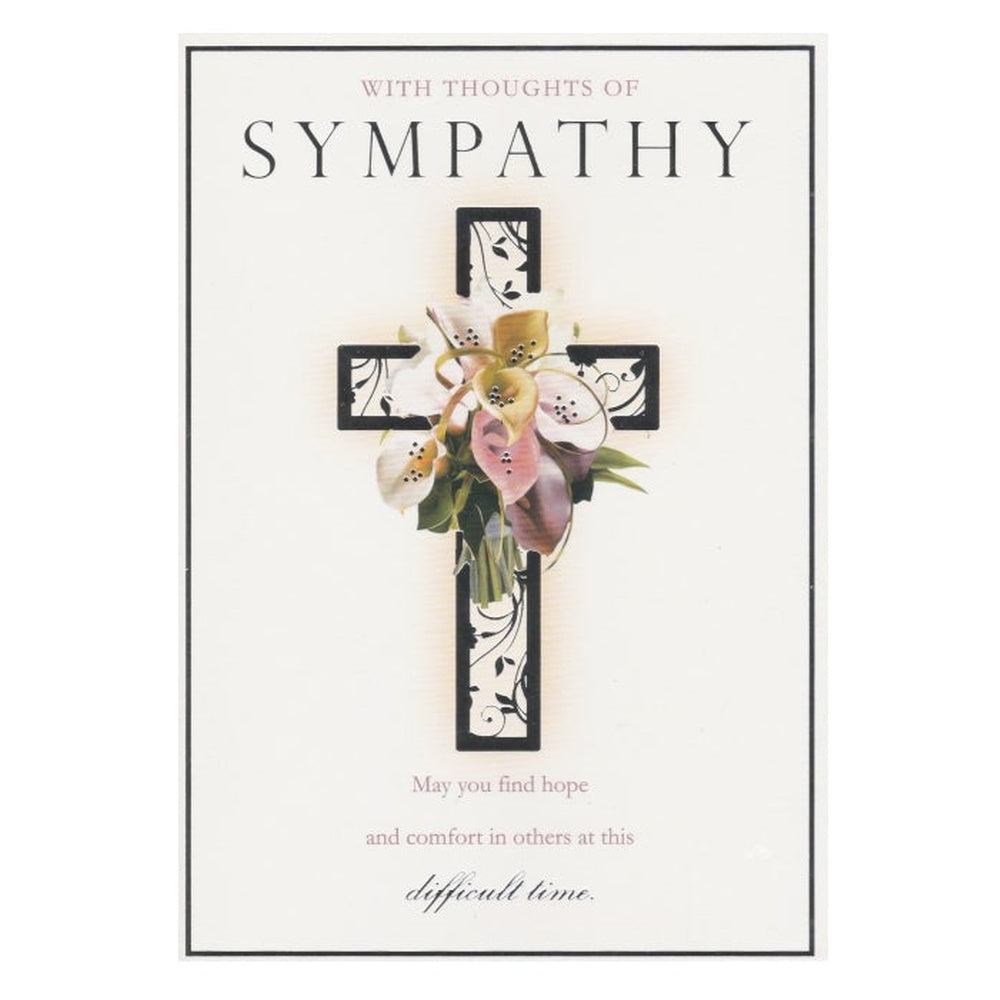 Sympathy Card Cross
