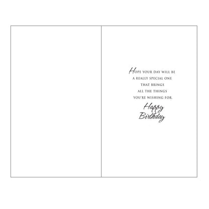 Front of this 60th birthday card features an illustration of a toolbox and various tools, paired with a message.