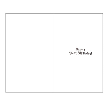 Front of this 7th birthday card features an illustration of a boy on a zip line, paired with a message.