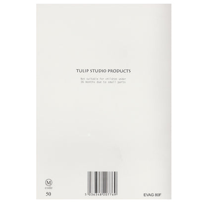 Front of this 80th birthday card features a purple diamante 80, paired with a message.