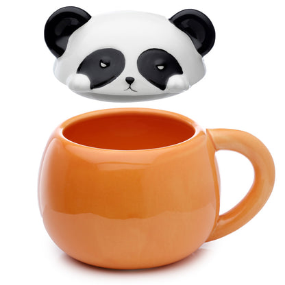 Adoramals Panda Peeping Lid Mug