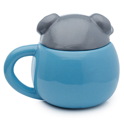 Adoramals Elephant Peeping Lid Mug