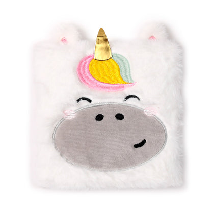 Fluffy Plush Notebook Adoramals Adoracorn Unicorn