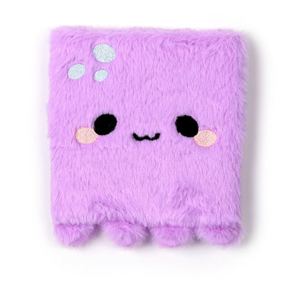 Fluffy Plush Notebook Adoramals Octopus Pink