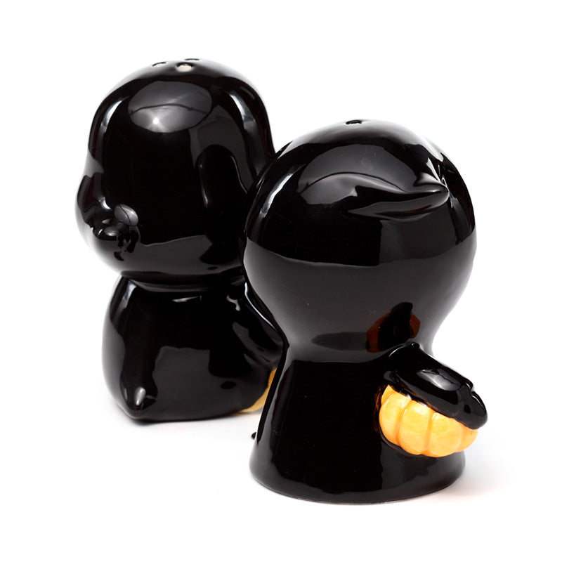 Skull Boy & Ghost Boy Ceramic Salt & Pepper Set