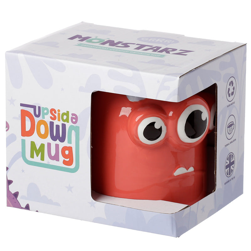 Red Monstarz Monster Upside Down Mug