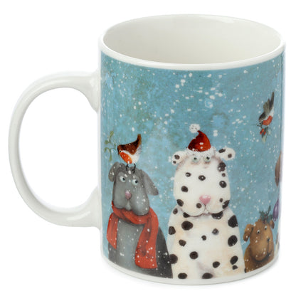 Jan Pashley Dogs Christmas Mug