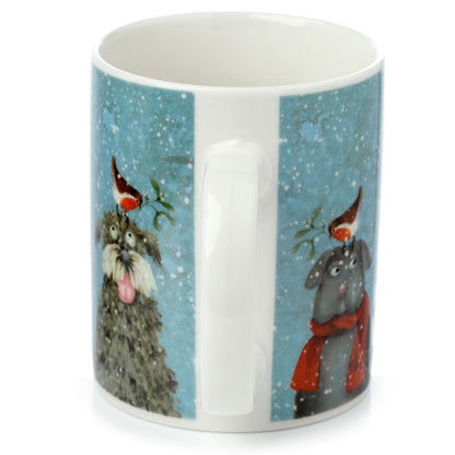 Jan Pashley Dogs Christmas Mug