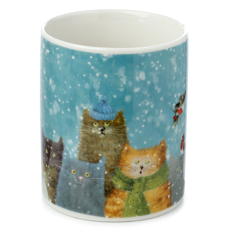 Jan Pashley Cats Christmas Mug