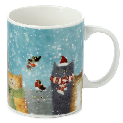 Jan Pashley Cats Christmas Mug