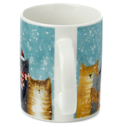 Jan Pashley Cats Christmas Mug