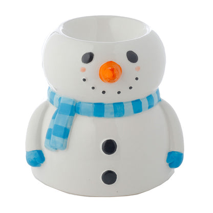 Ceramic Snowman Christmas Oil Burner