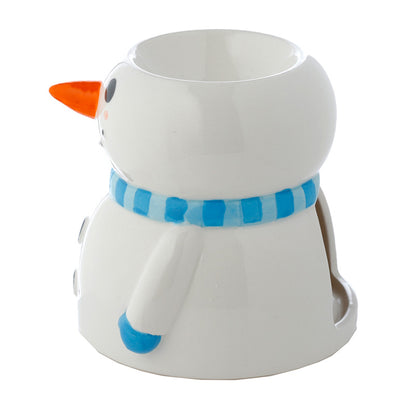 Ceramic Snowman Christmas Oil Burner