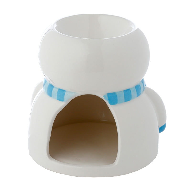 Ceramic Snowman Christmas Oil Burner