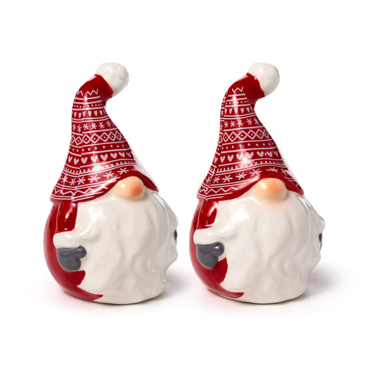 Christmas Gonk Ceramic Salt & Pepper Set