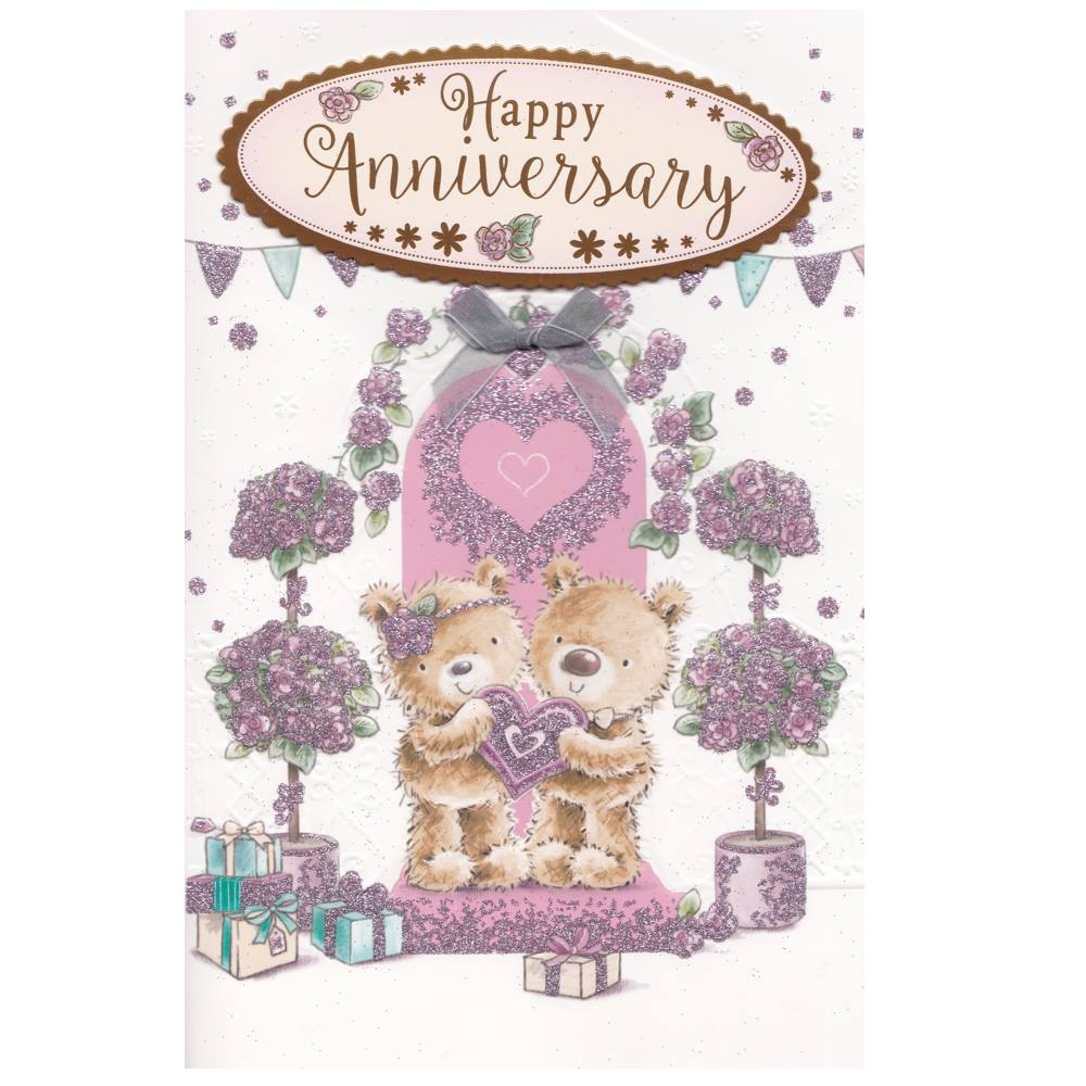 Anniversary Card Bow