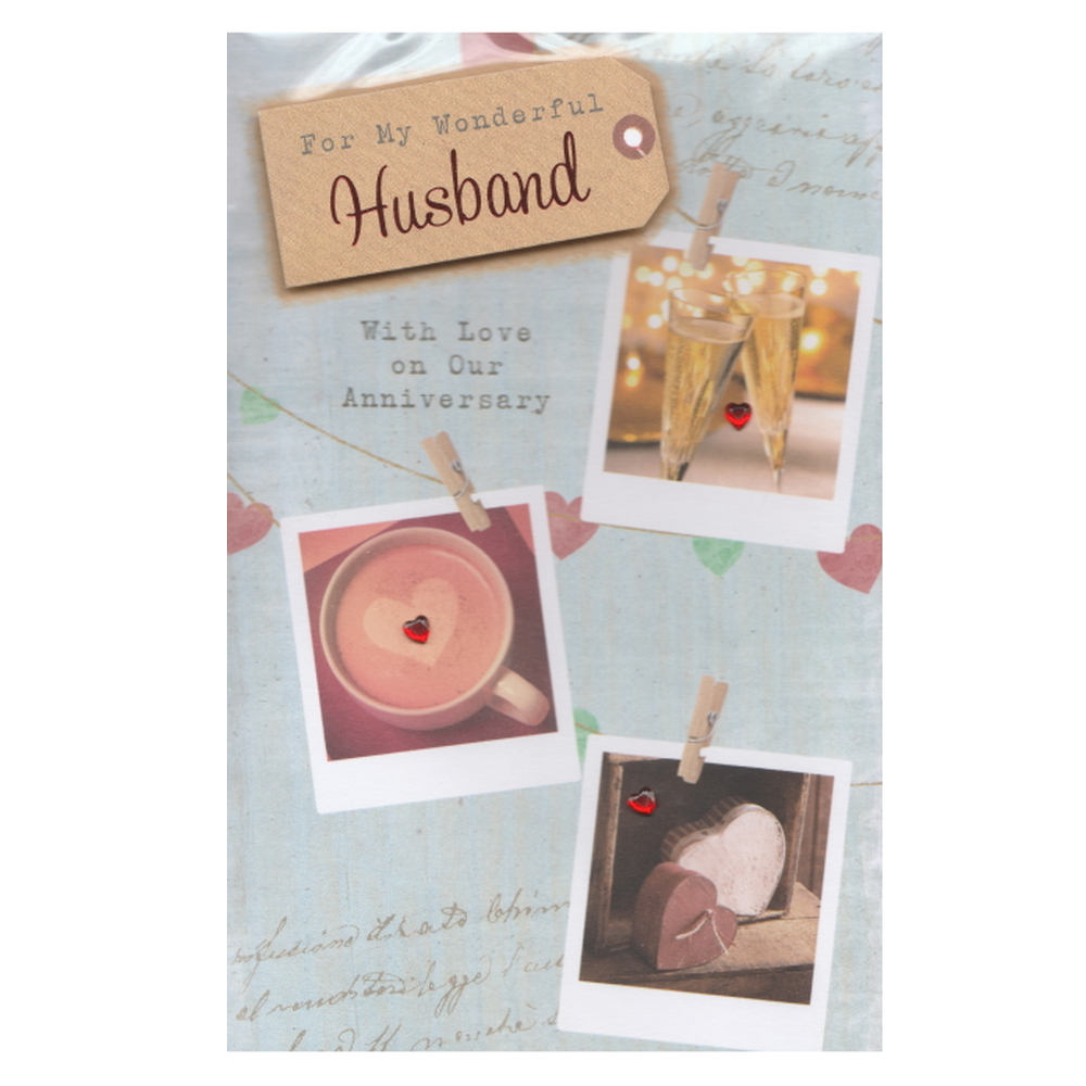 Anniversary Card Husband Wonderful