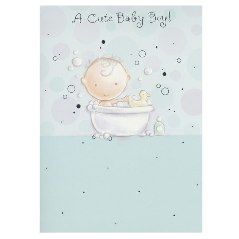 Baby Card Baby Boy Cute