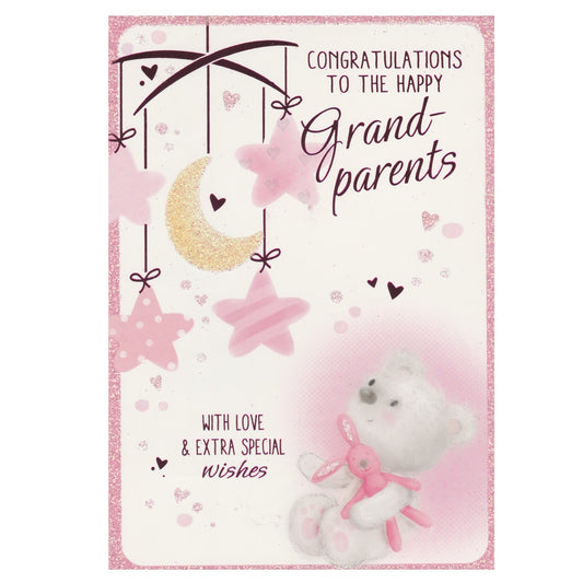 Baby Card Grandparents Moon