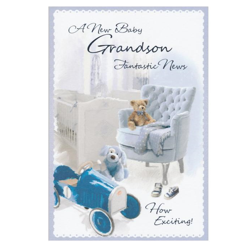 Baby Card Grandson Fantastic