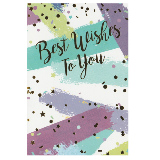 Best Wishes Card Dots