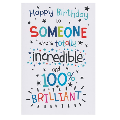 Birthday Card 100%