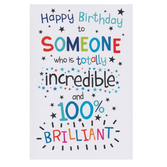 Birthday Card 100%