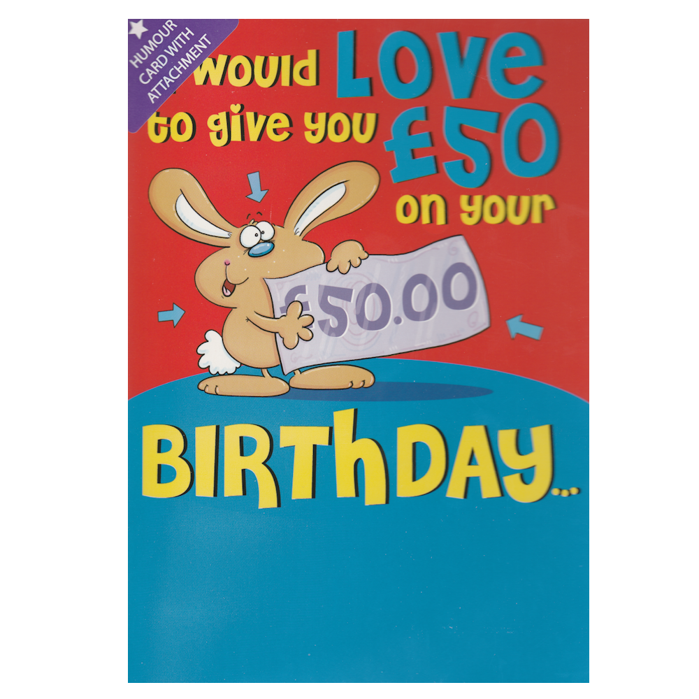 Birthday Card £50