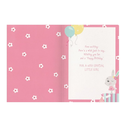 Birthday Card Balloons & Animals