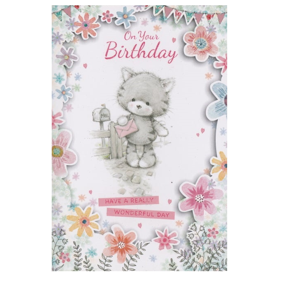 Birthday Card Bear Letter