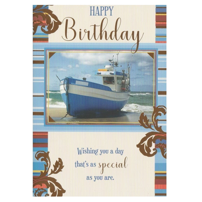 Birthday Card Big Boat