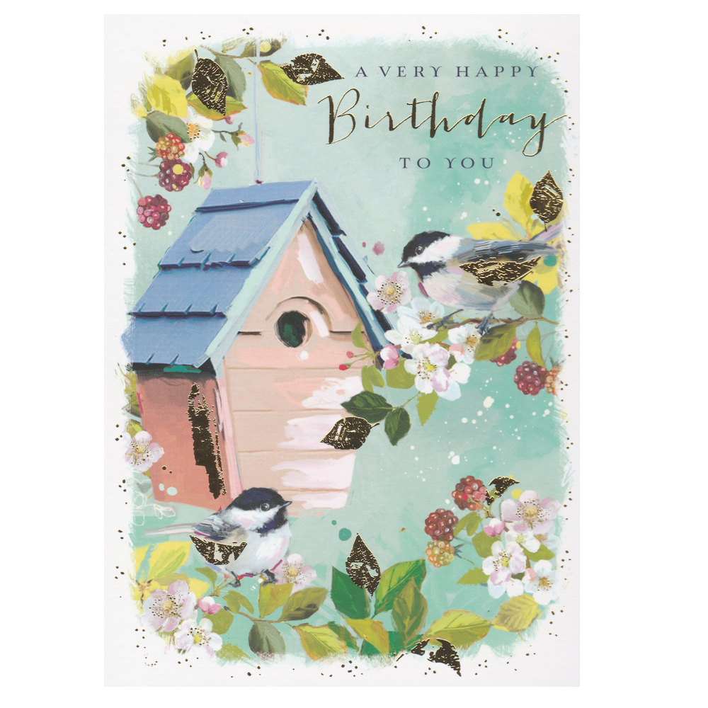 Birthday Card Birdhouse