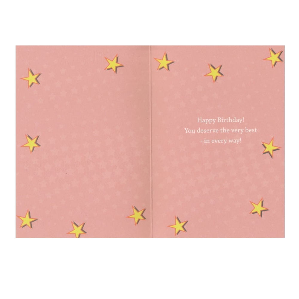 Birthday Card Brilliant Stars