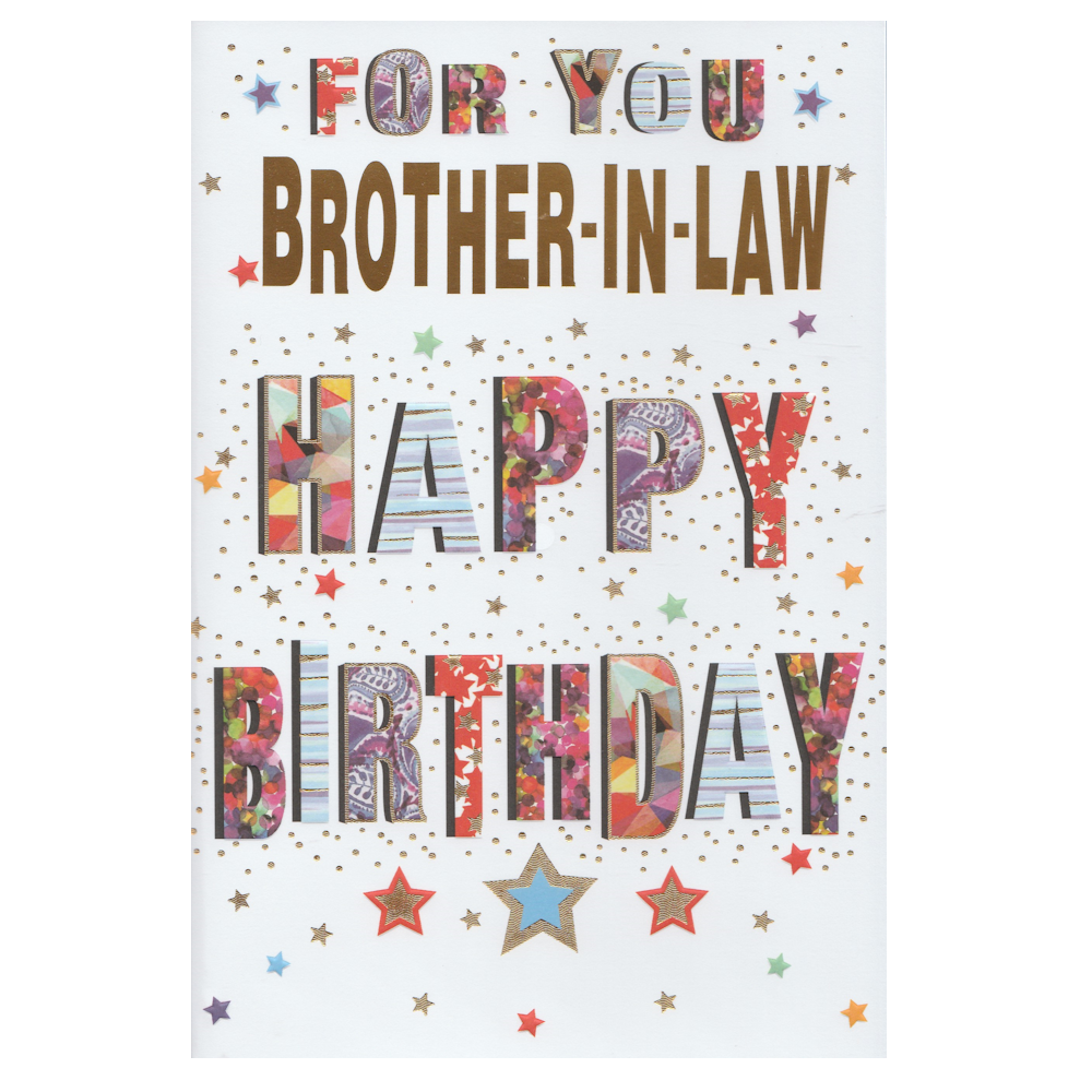 Birthday Card Brother In Law Text