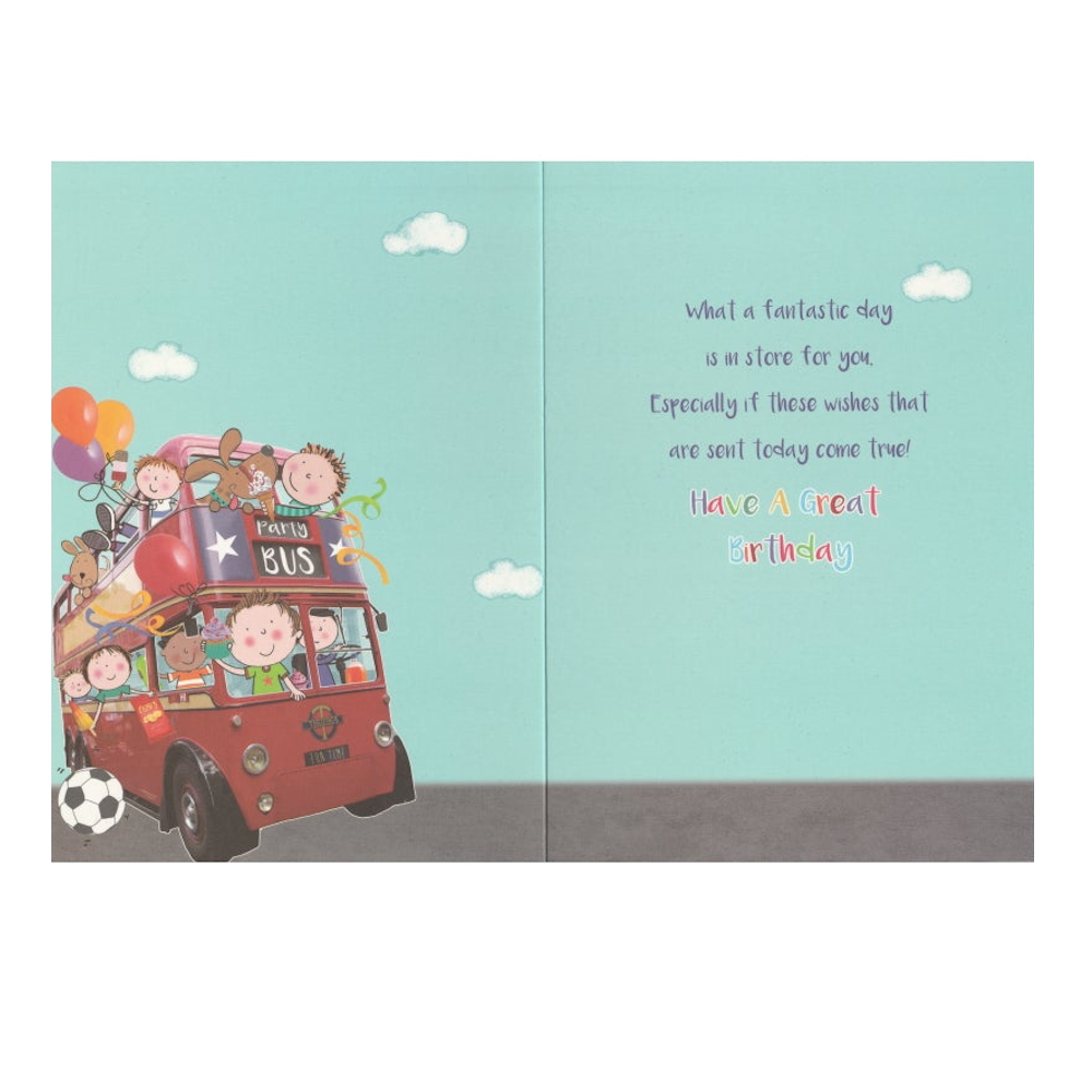 Birthday Card Bus