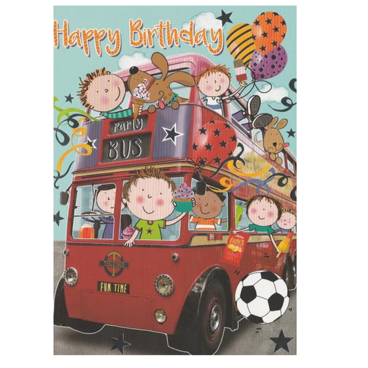 Birthday Card Bus