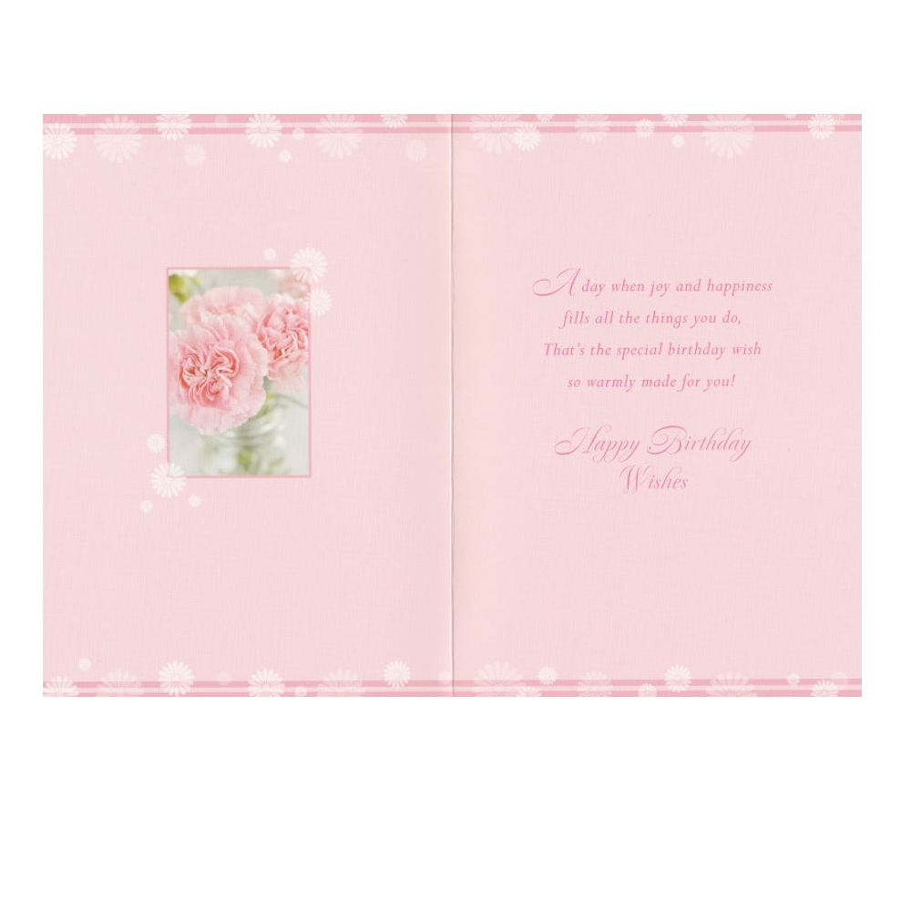 Birthday Card Carnations