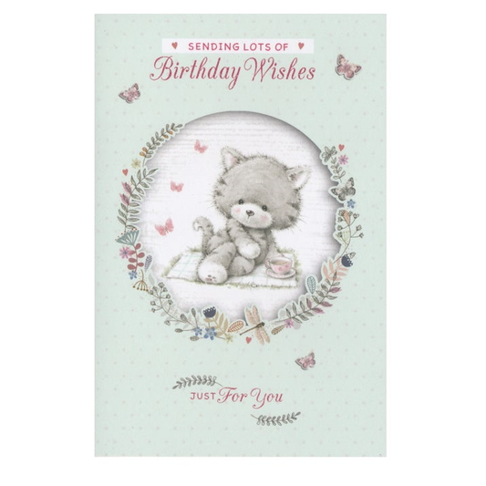 Birthday Card Cat