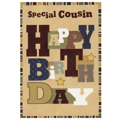 Birthday Card Cousin Special